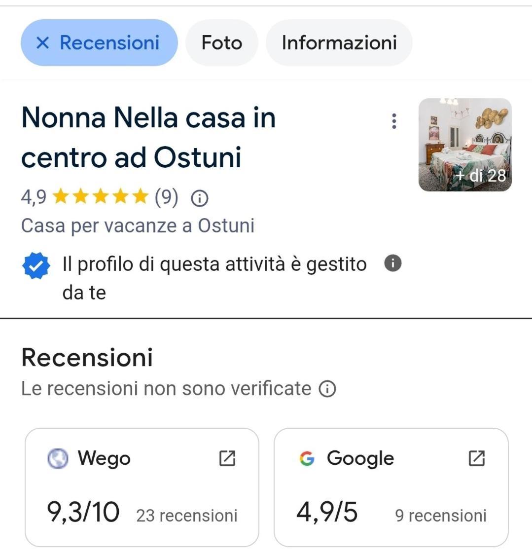 Ferienwohnung Nonna Nella Casa In Centro Ostuni Exterior foto